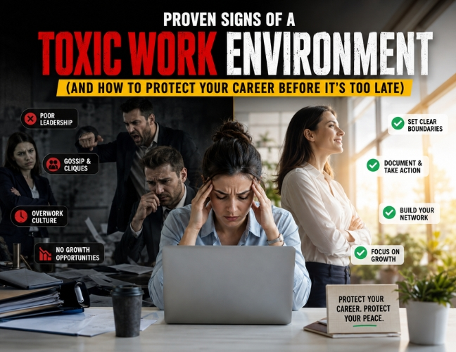 Toxic Work Environment Proven Signs to Escape