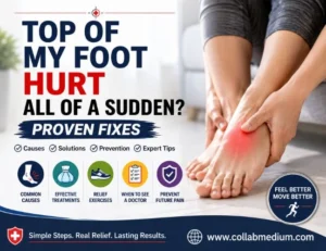 Top of My Foot Hurt All of a Sudden? Proven Fixes