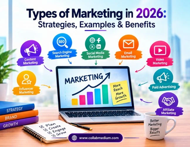 Types of Marketing: Powerful Strategies & Tips