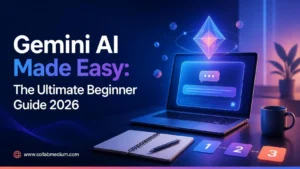 Beginner using Gemini AI on a smartphone to write a prompt and edit a photo